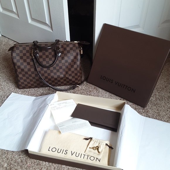 ❤TRADED❤ Louis Vuitton DE Speedy 35 - Picture 2 of 16